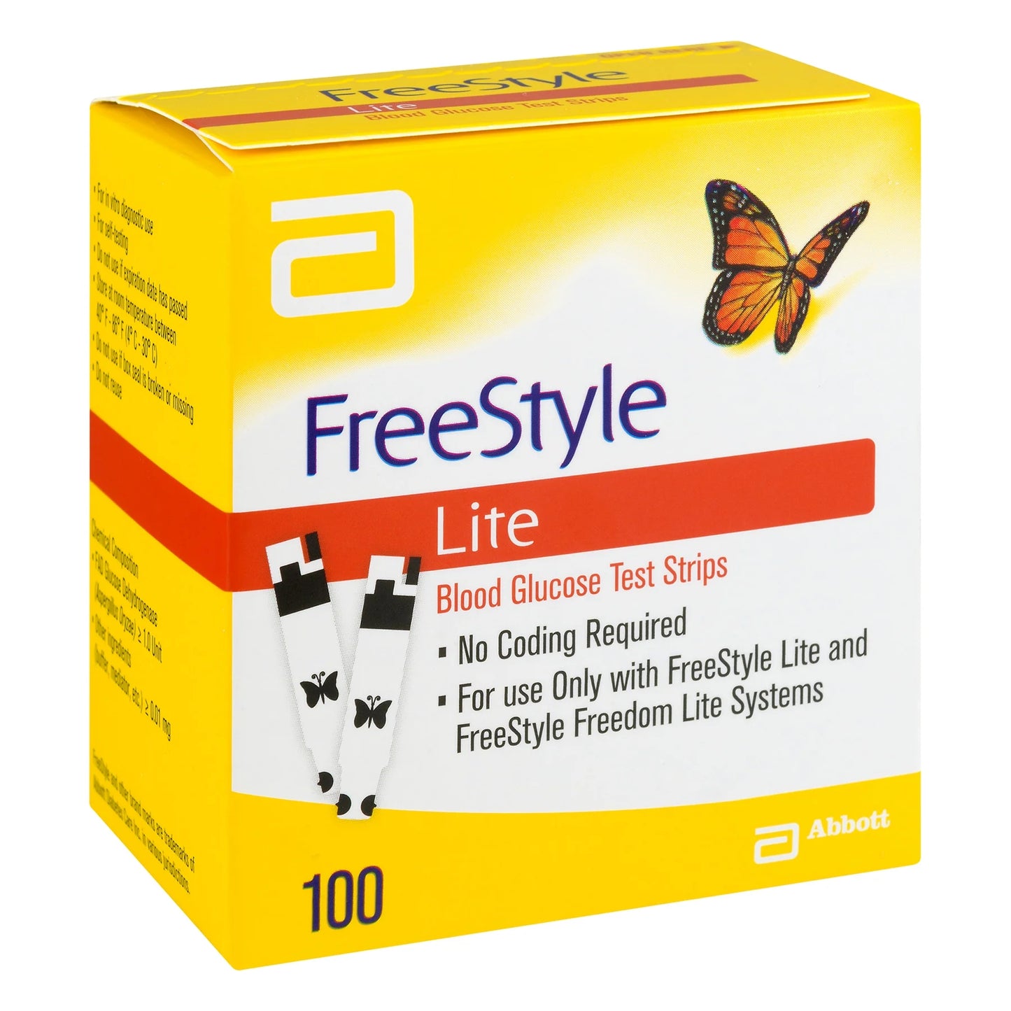 FreeStyle Lite test strips box