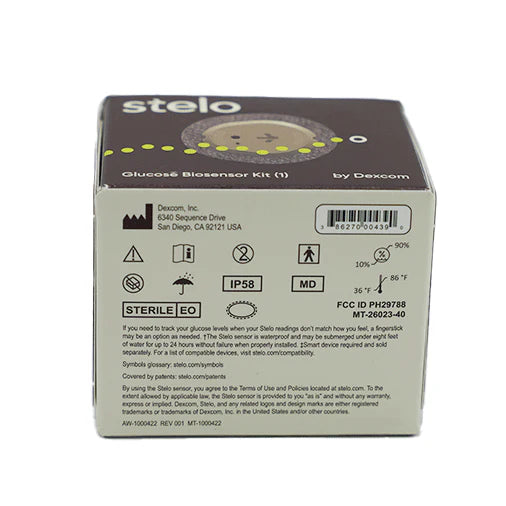 Stelo Glucose Biosensor Kit by Dexcom (1 pack - 15 day supply)