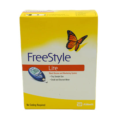 FreeStyle Lite Blood Glucose Meter Front View