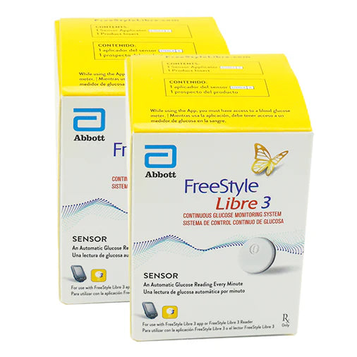 FreeStyle Libre 3 CGM sensors 2 pack box