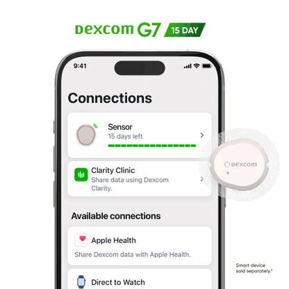Dexcom G7 mobile app glucose tracking
