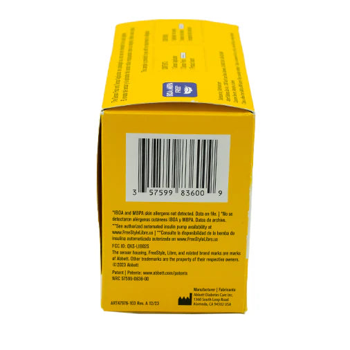 FreeStyle Libre 2 Plus CGM sensor box