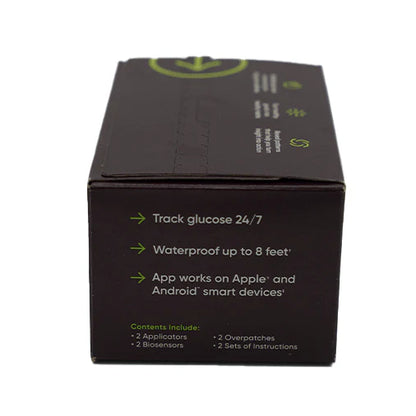Stelo™ Glucose Biosensor Kit by Dexcom (2 pack - 1 month's supply)